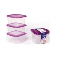 EasyLock FDA congelador seguro alta calidad envases de almacenaje de alimentos